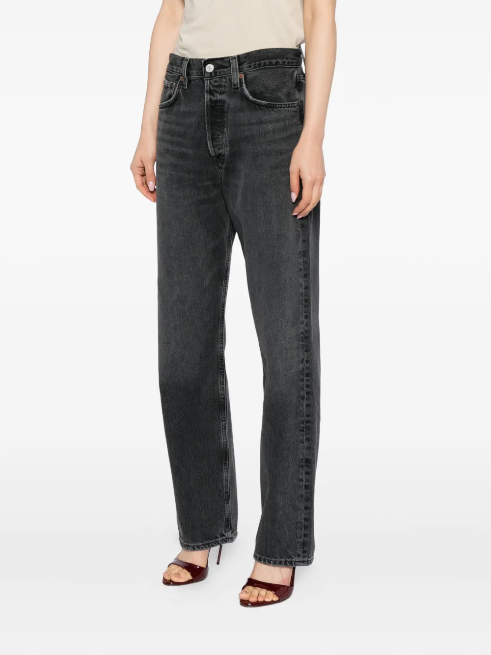 AGOLDE Kelly jeans Zwart