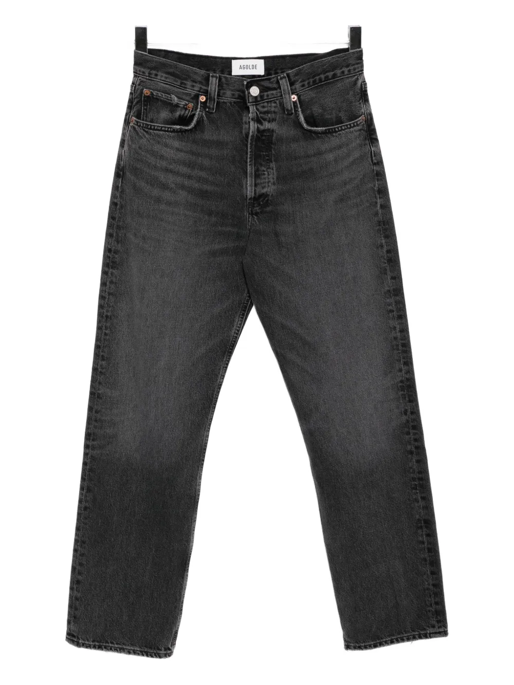 Agolde Kelly Jeans In Black