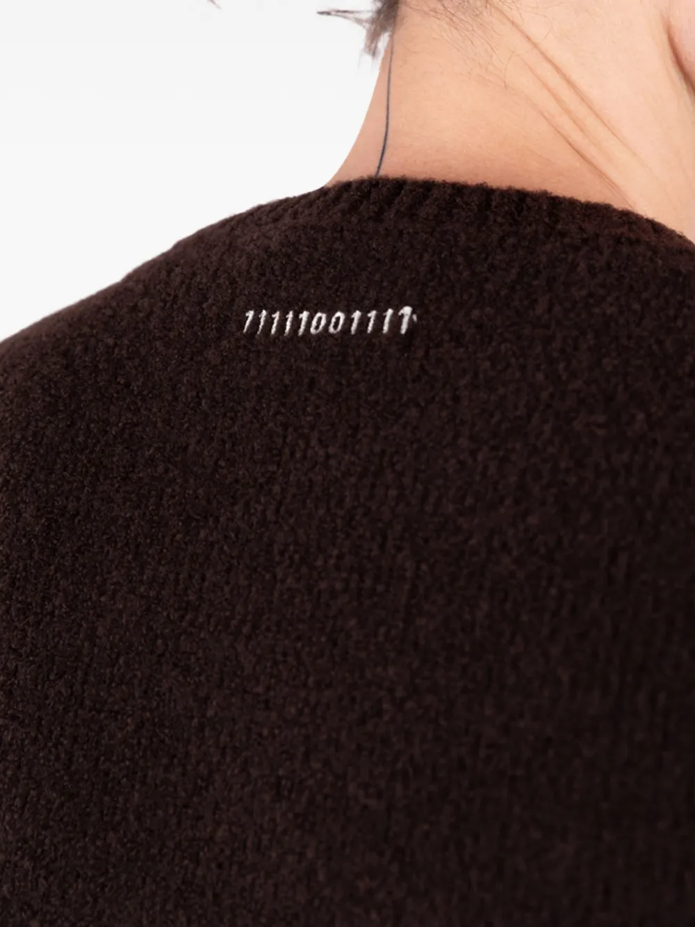 Société Anonyme Jake trui met ronde hals Bruin