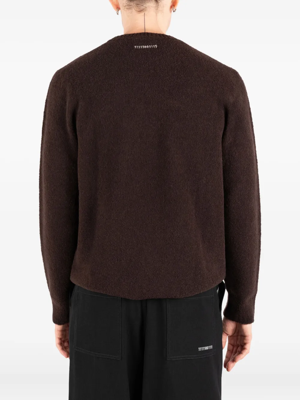 Société Anonyme Jake trui met ronde hals Bruin