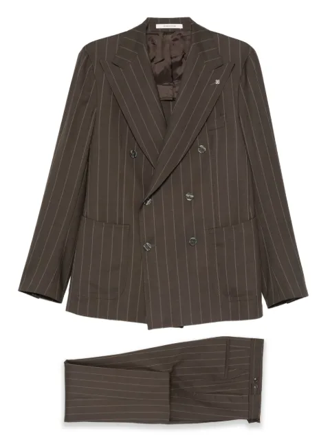 Tagliatore pinstriped double-breasted suit