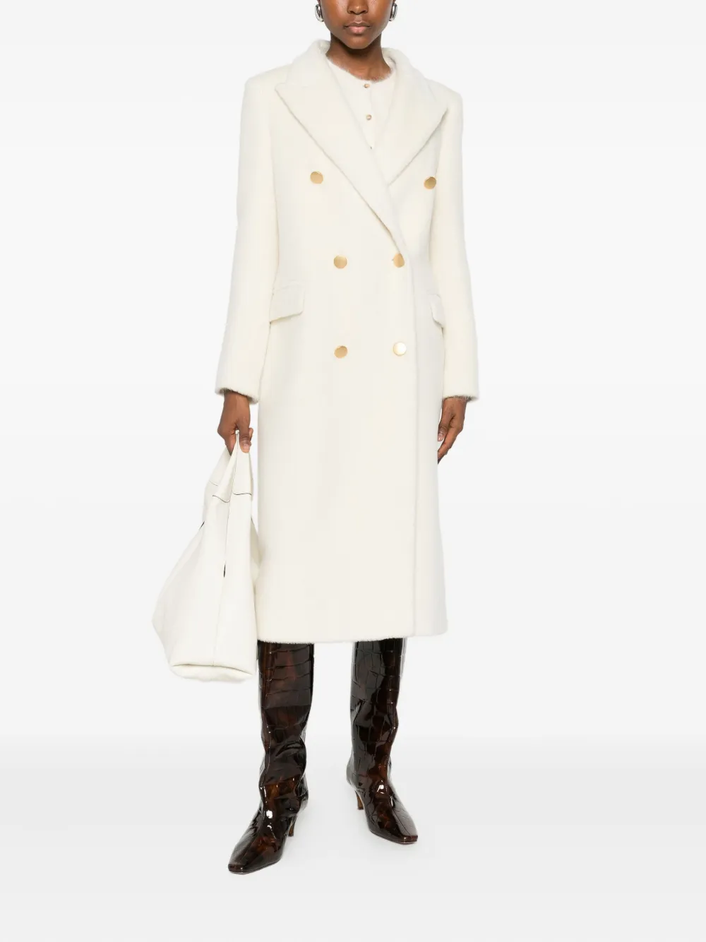 Tagliatore double-breasted belted coat | Double Breasted & Peacoats | Image 2