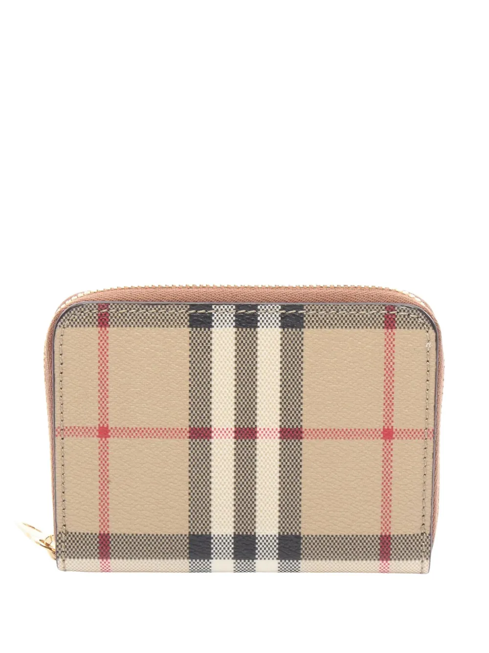 Burberry Pre-Owned 2018-2025 Burberry Check Coated Canvas Zip Wallet Burberry Pre-Owned 2018-2025 Burberry Check Coated Canvas Zip Wallet