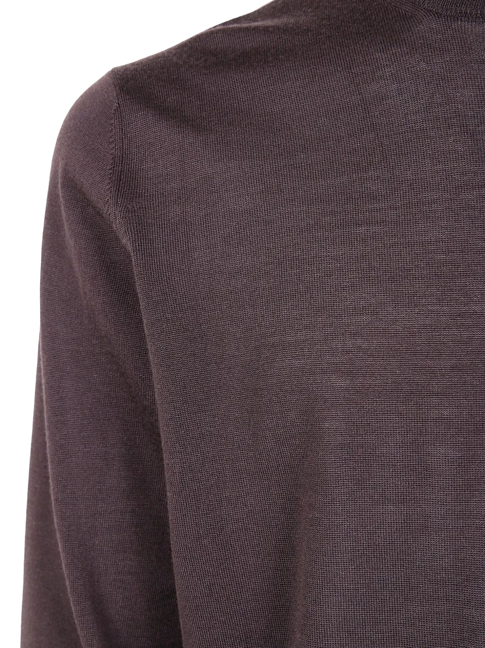 Filippo De Laurentiis Long-sleeve Crew-neck Sweater In Burgundy