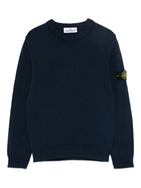Stone Island Junior Maglione con applicazione Compass