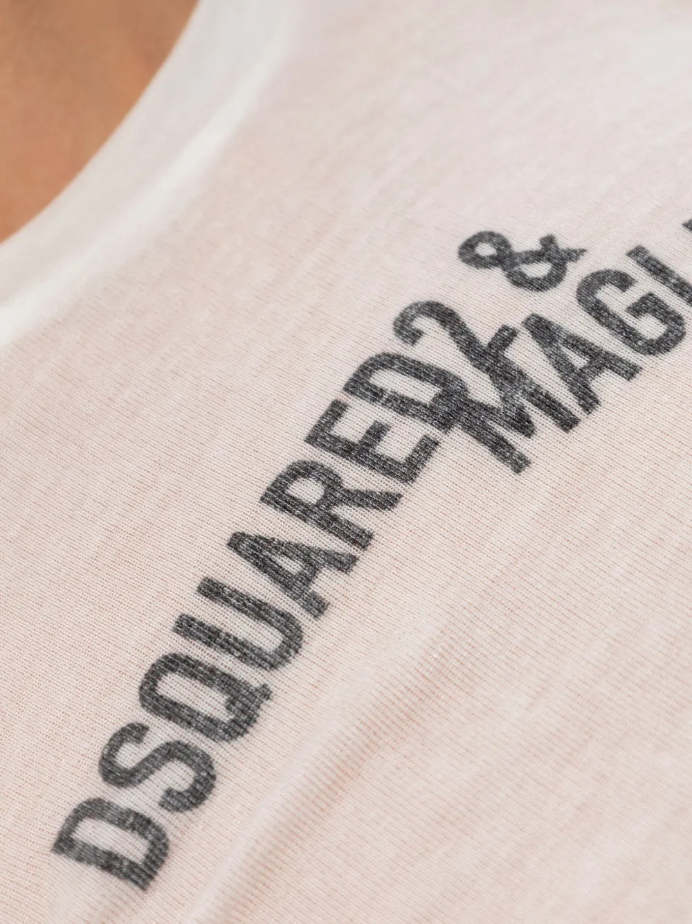 Dsquared2 X Magliano Crew-neck T-shirt In White