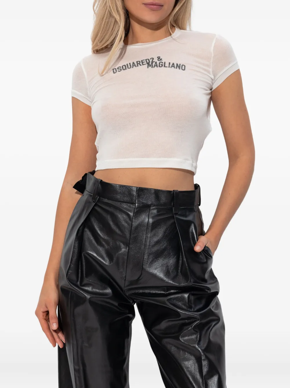 Dsquared2 X Magliano Crew-neck T-shirt In White