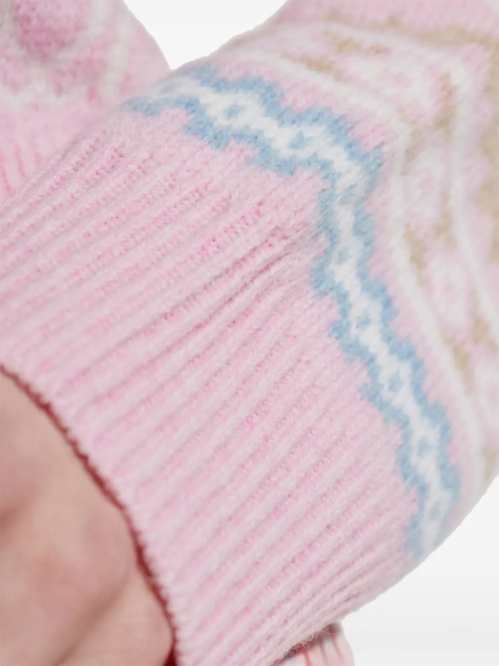 Loveshackfancy Emberly Patterned Sweater In Multi