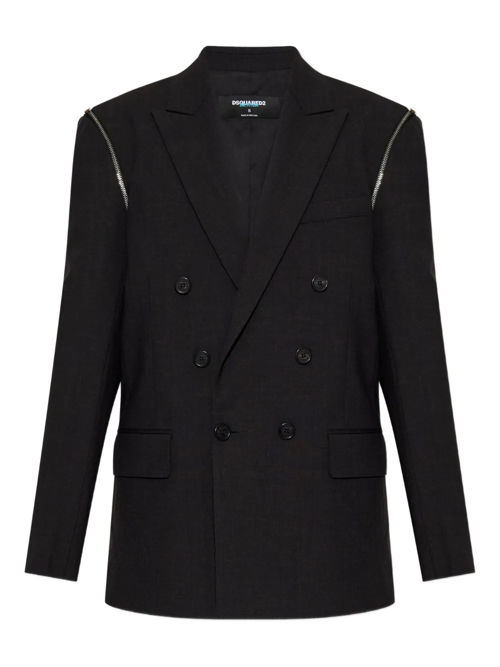 DSQUARED2 blazer con doble botonadura de DSQUARED2 x BETTTER | negro | Image 1