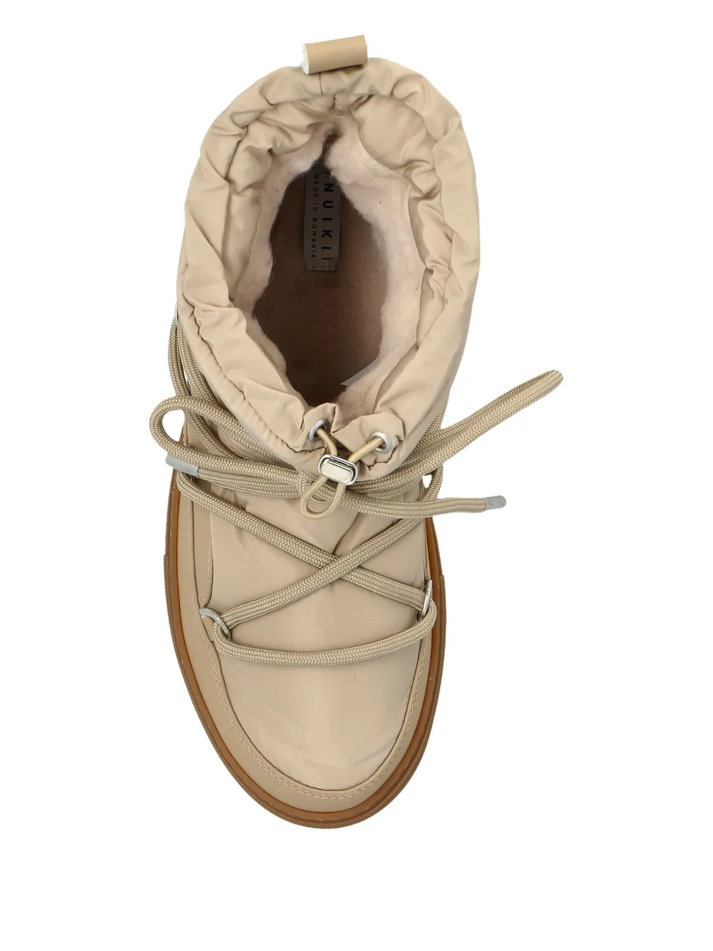 Inuikii Laced Panelled Sneakers In Brown