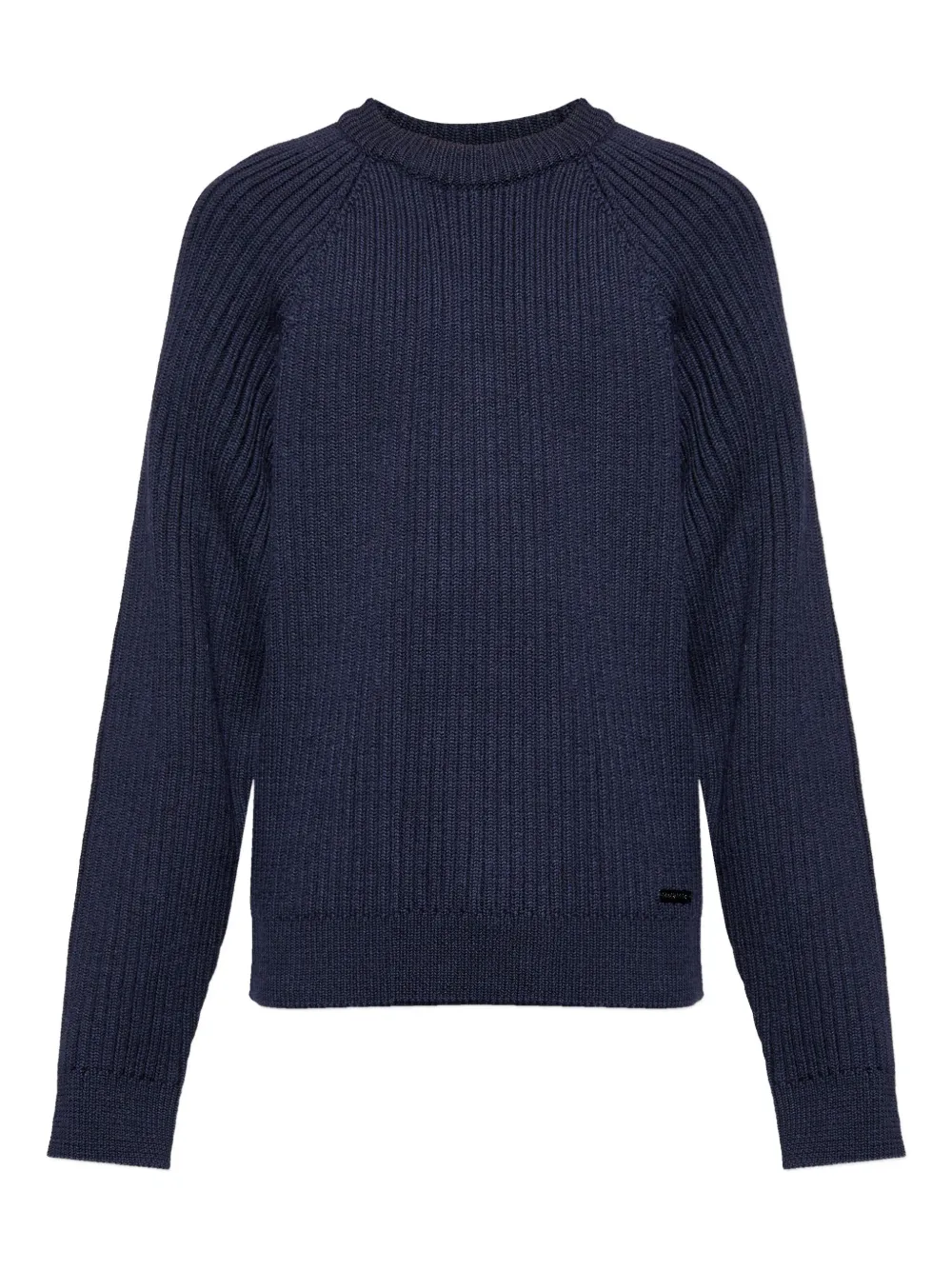 DSQUARED2 jersey de canalé con cuello redondo | azul | Image 1