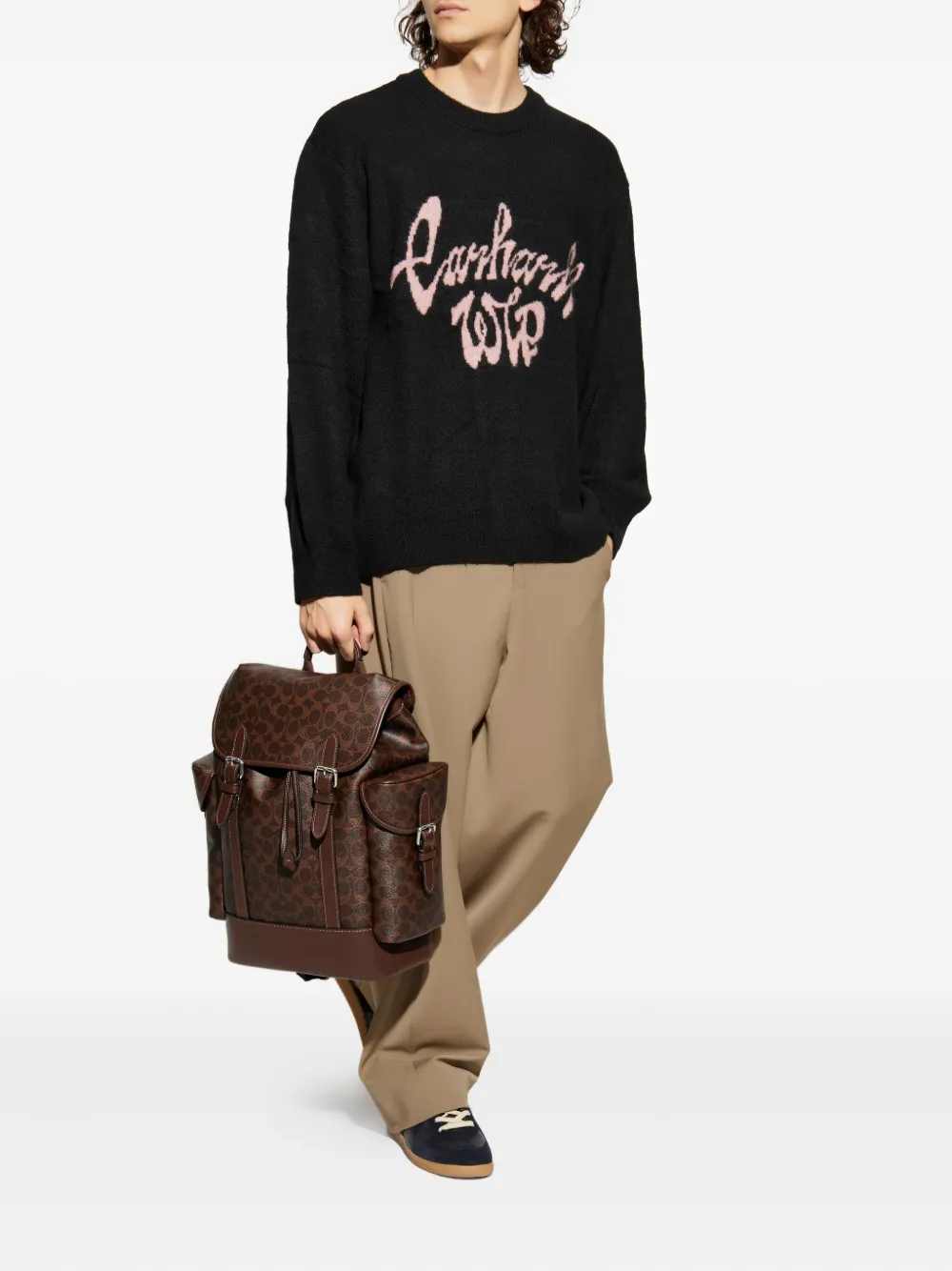 Carhartt WIP Chedda logo sweater | Knitted Sweaters | Image 2