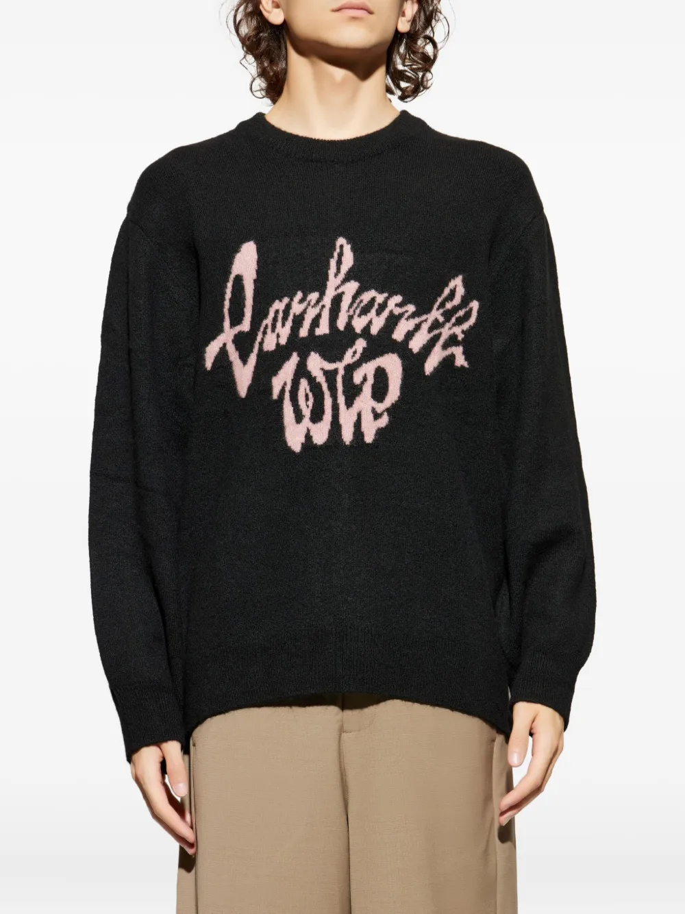 Carhartt WIP Chedda trui met logo Zwart