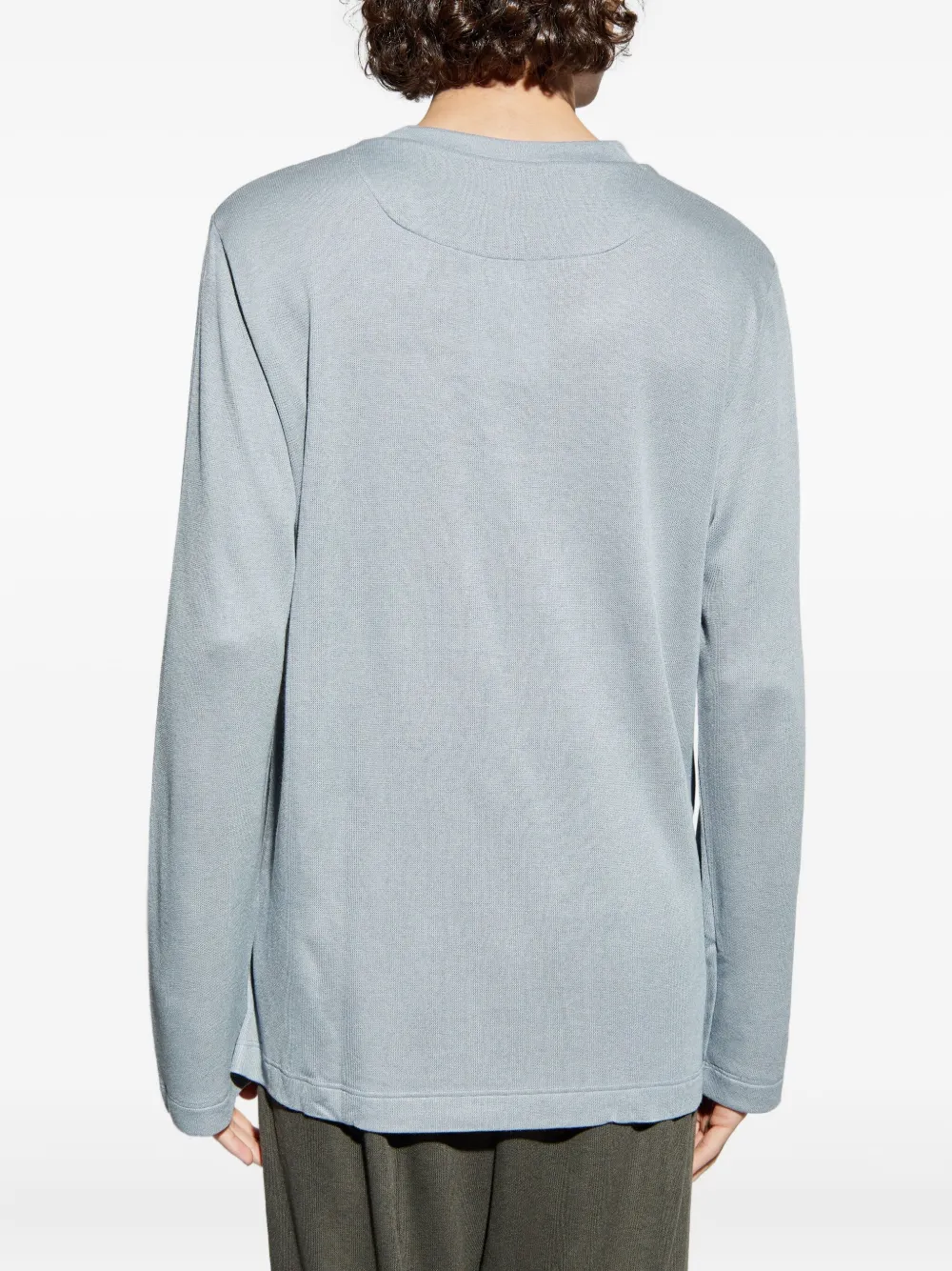 Hanro T-shirt met lange mouwen Blauw