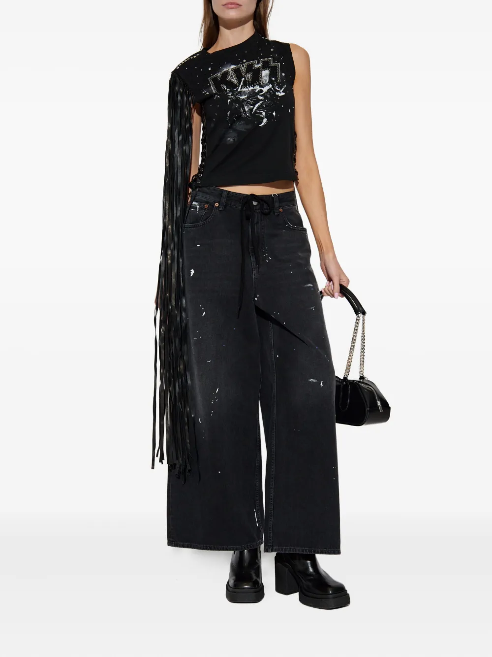 DSQUARED2 fringed-detail sleeveless top | Vests & Tank Tops | Image 2