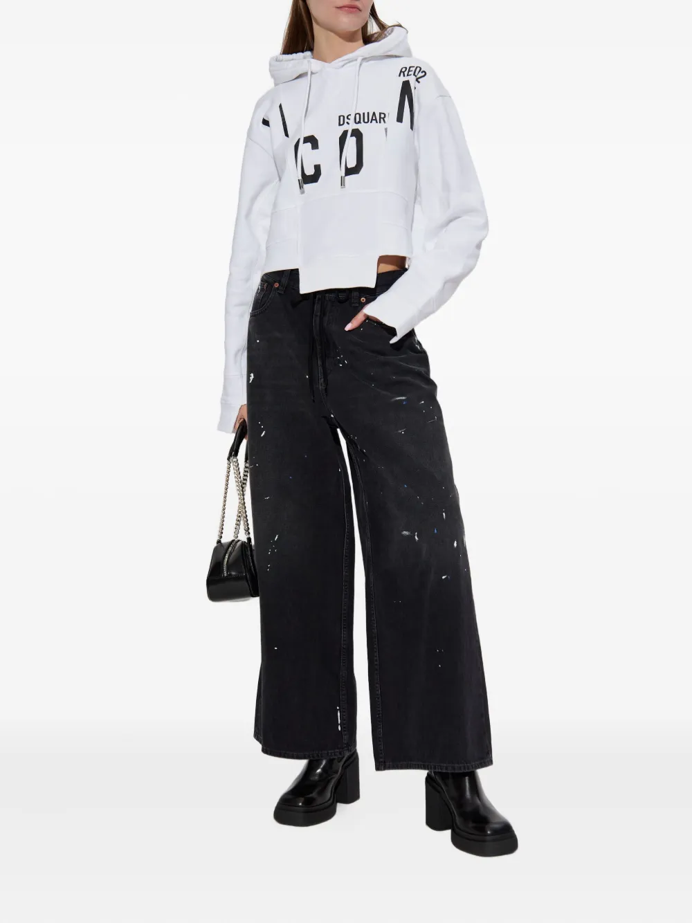 DSQUARED2 x BETTTER Sliced Icon hoodie - Wit