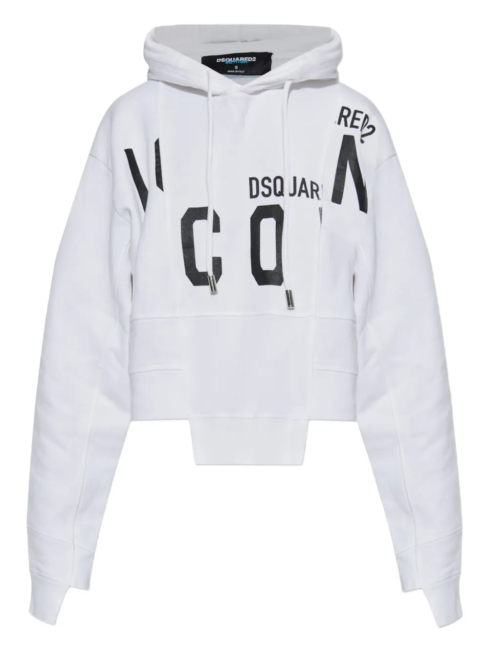 DSQUARED2 sudadera Sliced Icon con capucha de DSQUARED2 x BETTTER | blanco | Image 1