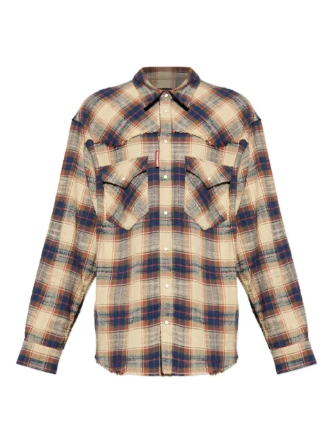 DSQUARED2 longsleeved plaid shirt