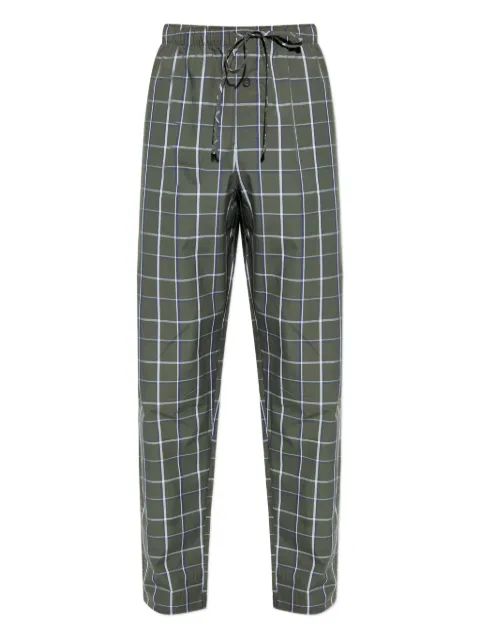 Hanro checked drawstring pyjama