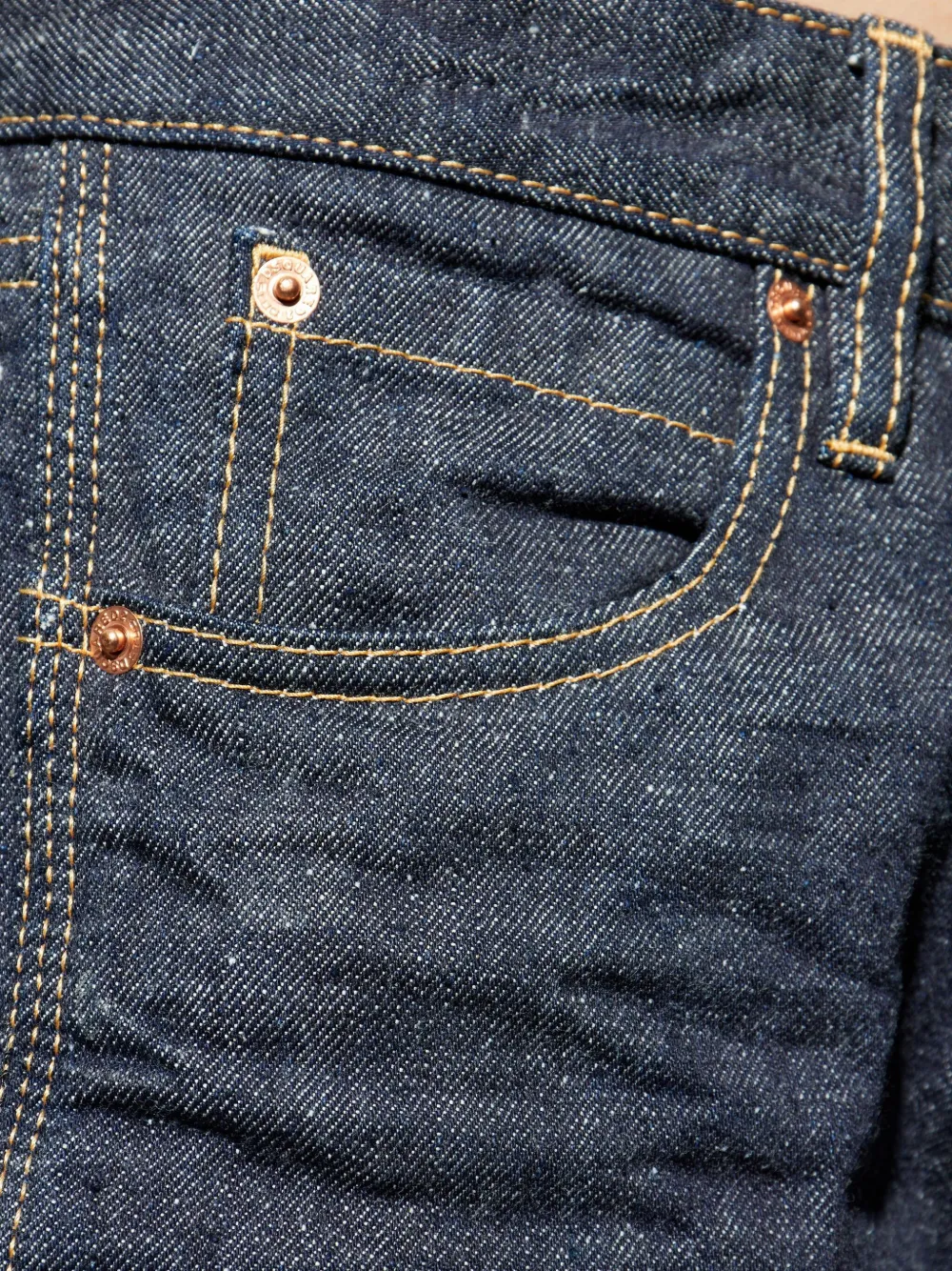 Dsquared2 Button Fastening Ruched Trousers In Blue