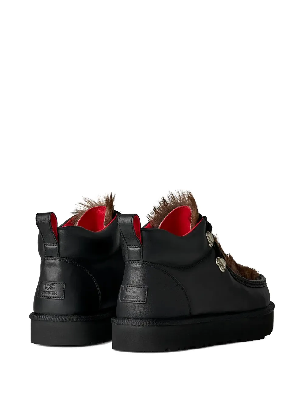 UGG x Ambush laarzen met bont afwerking Zwart