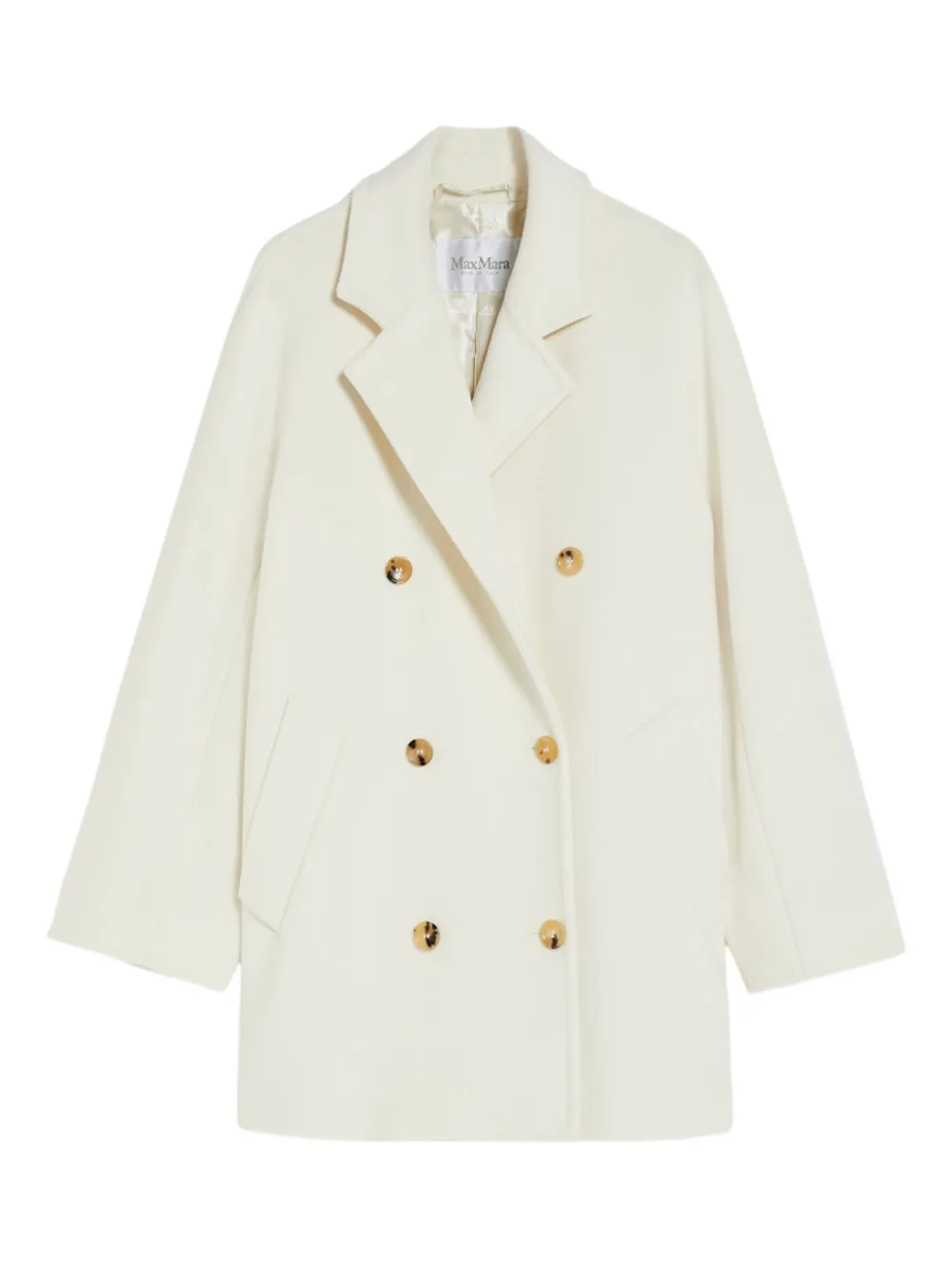 Max Mara Rebus double-breasted coat | Neutrals | Image 1