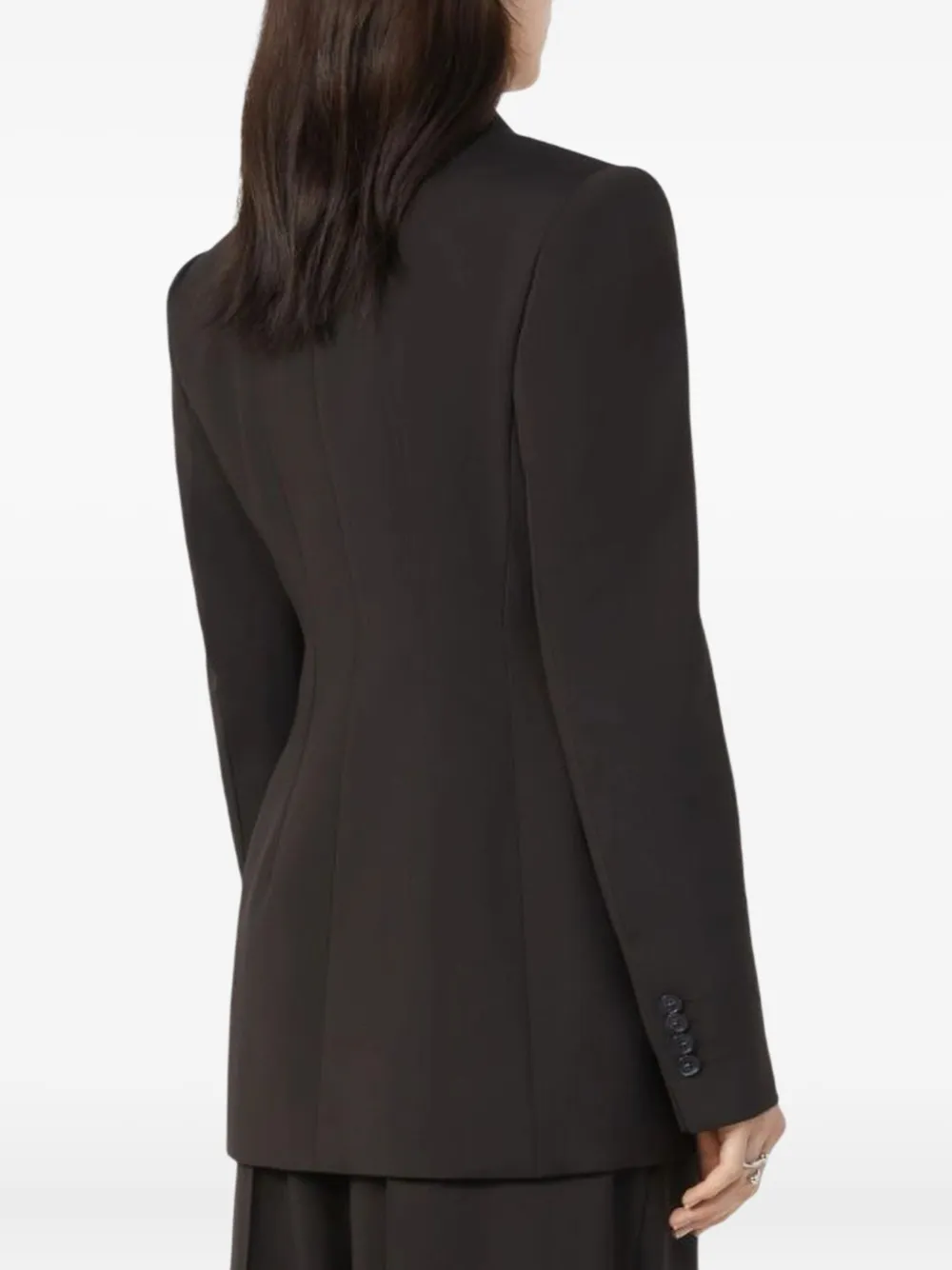 Sportmax Blazer met dubbele rij knopen Bruin