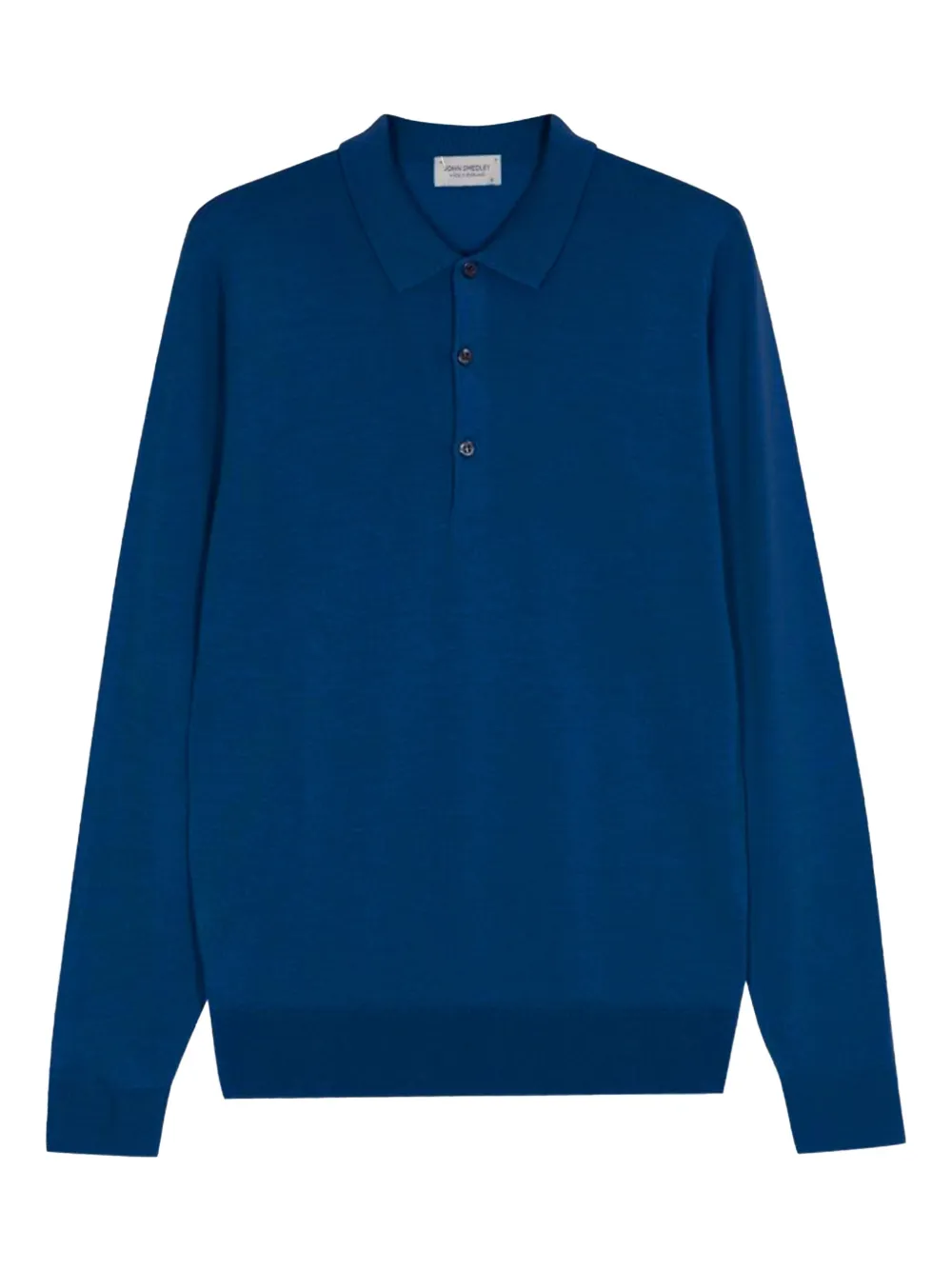 John Smedley Polo Belper a maniche lunghe | blu | Image 1