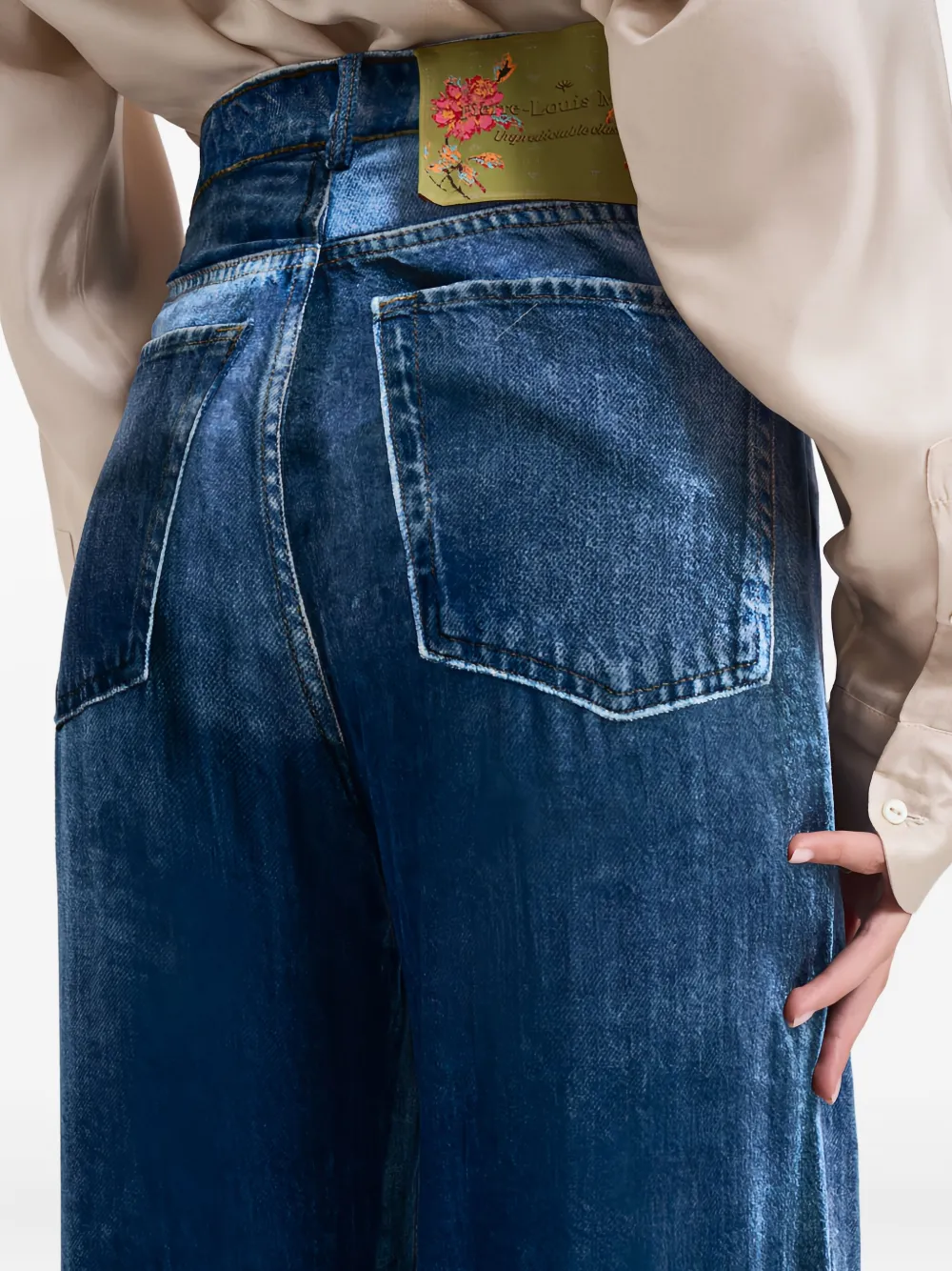 Pierre-louis Mascia Kankam Trousers In Blue