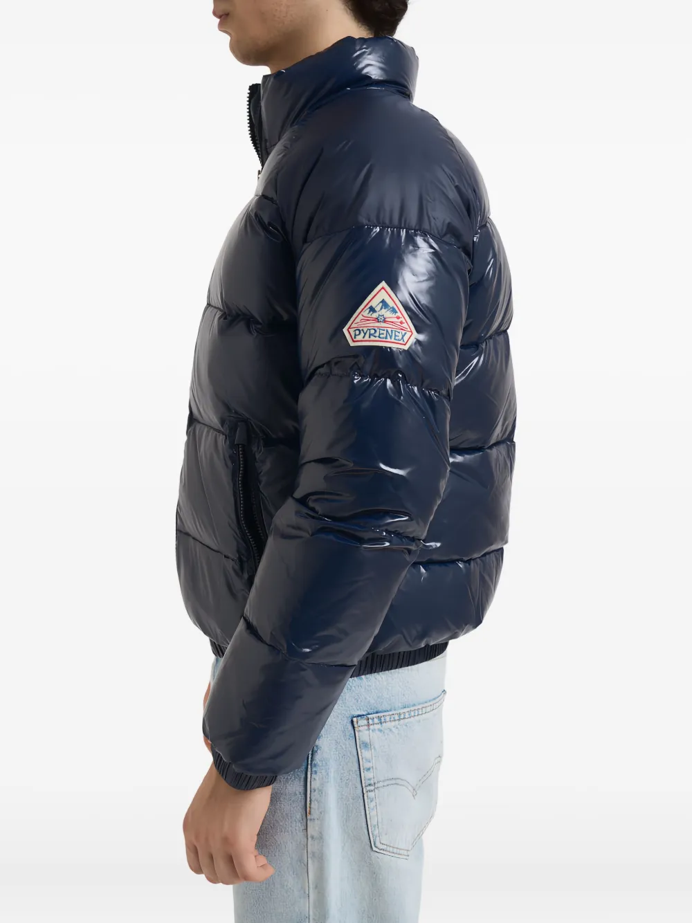 Pyrenex Zip-fastening Puffer Jacket In Blue