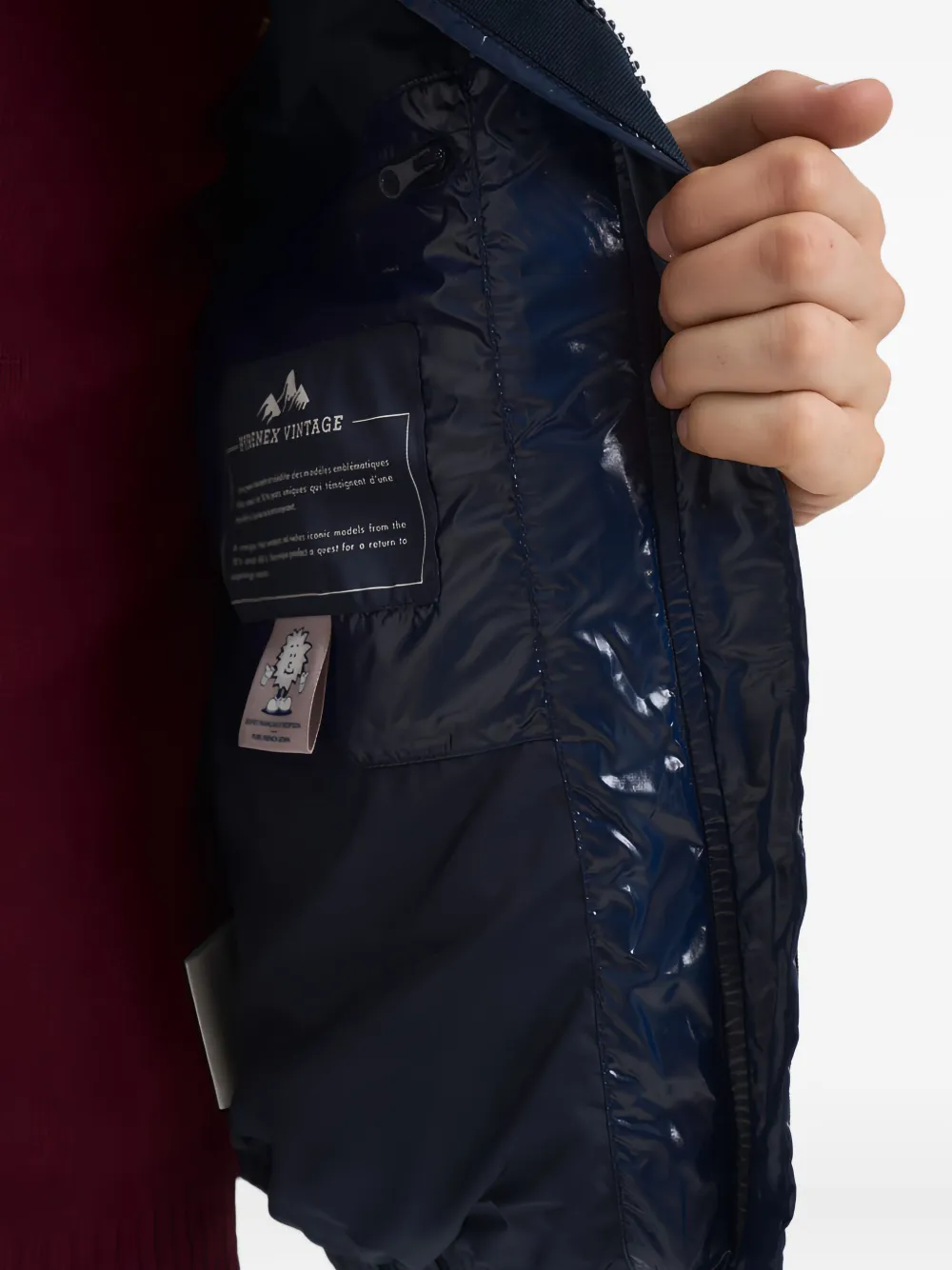 Pyrenex Zip-fastening Puffer Jacket In Blue