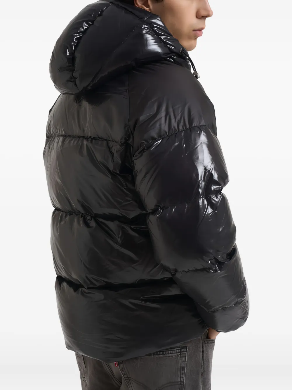 Pyrenex Hooded Puffer Jacket In Black