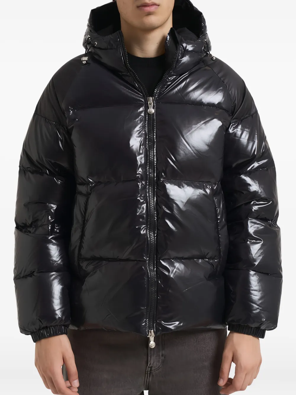 Pyrenex chamarra capitonada con capucha | negro | Image 1