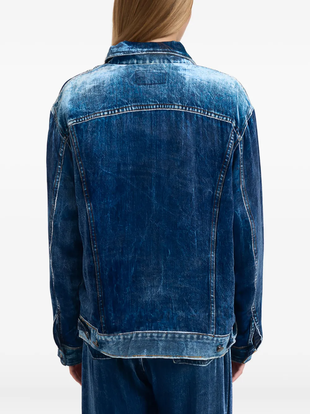 Pierre-louis Mascia Buttoned-fastening Jacket In Blue