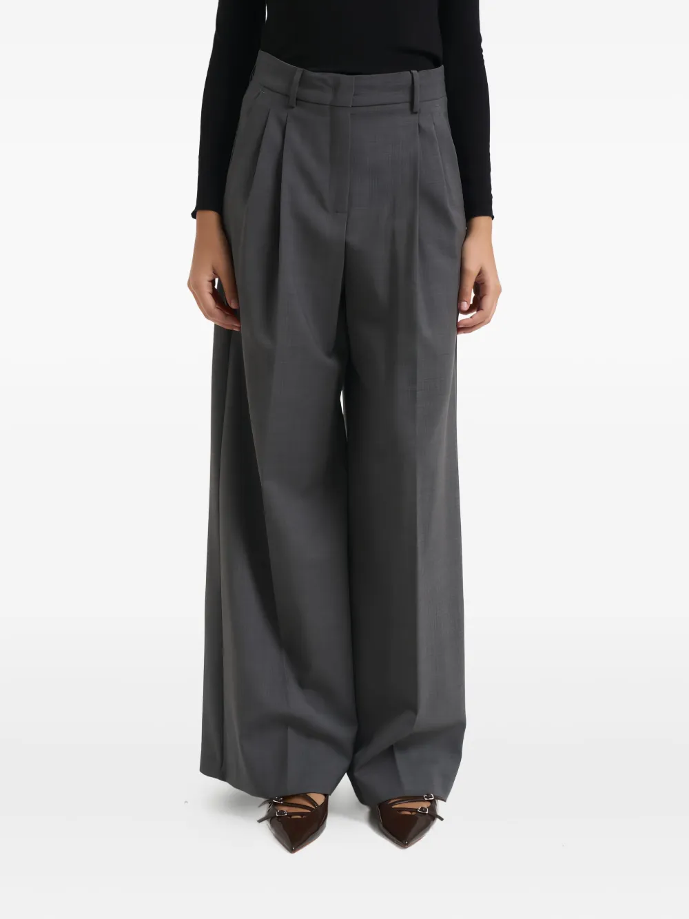 Weekend Max Mara pleated pants | Grey | Image 1