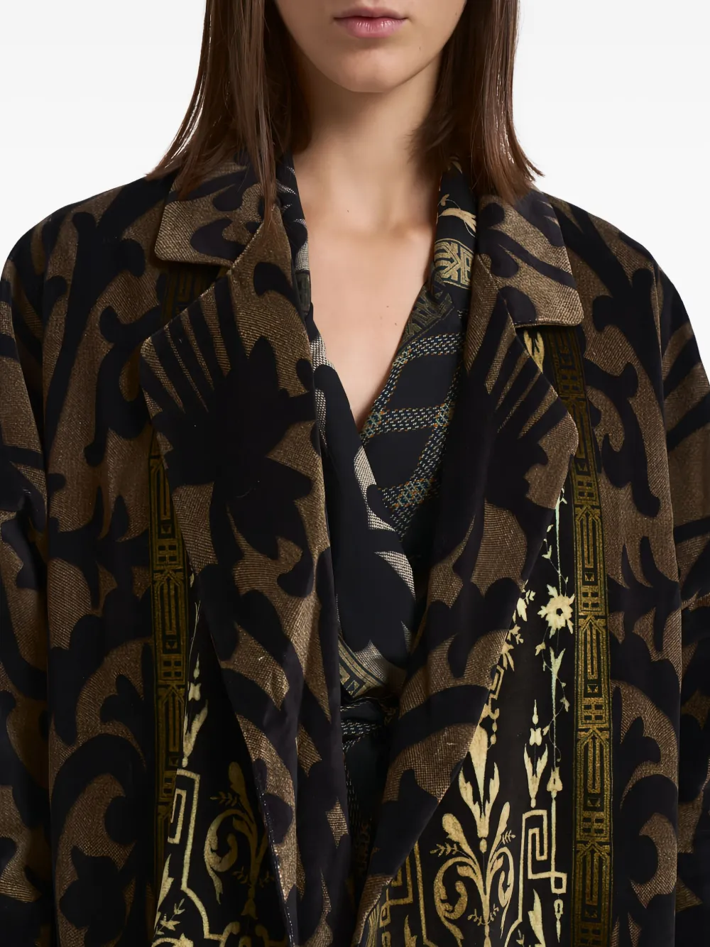 Pierre-Louis Mascia Jas met patroon Bruin