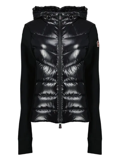 Moncler Grenoble zipped hooded cardigan