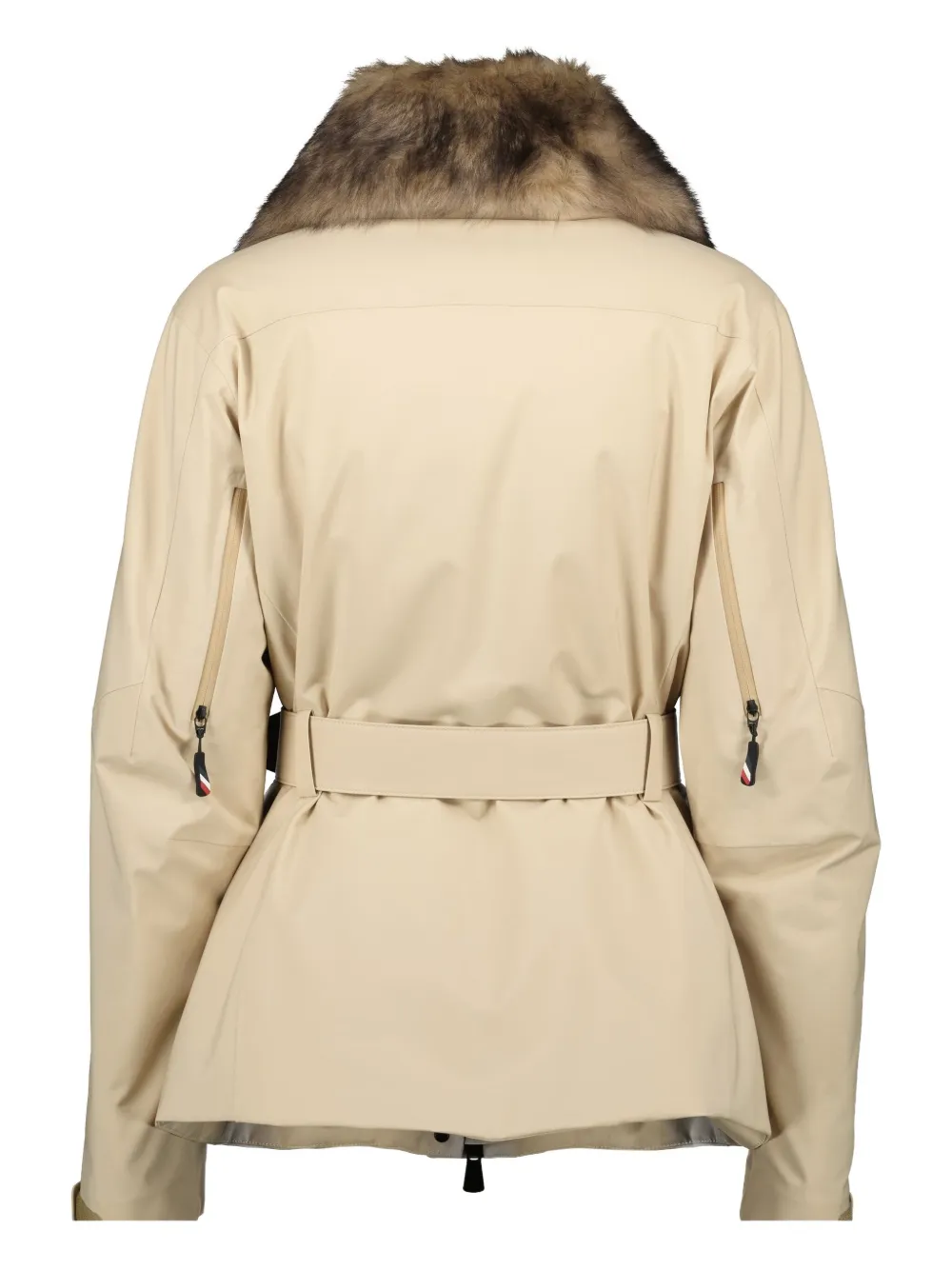 Moncler Grenoble Vizelles shearling-trimmed ski jacket - Beige