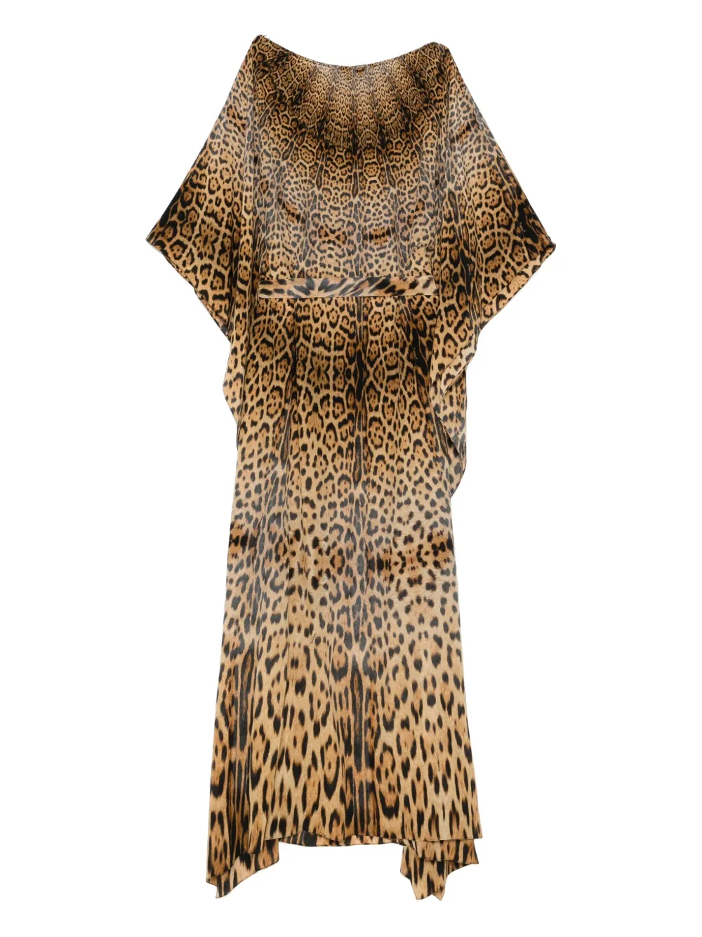 Roberto Cavalli Jurk met luipaardprint - Bruin