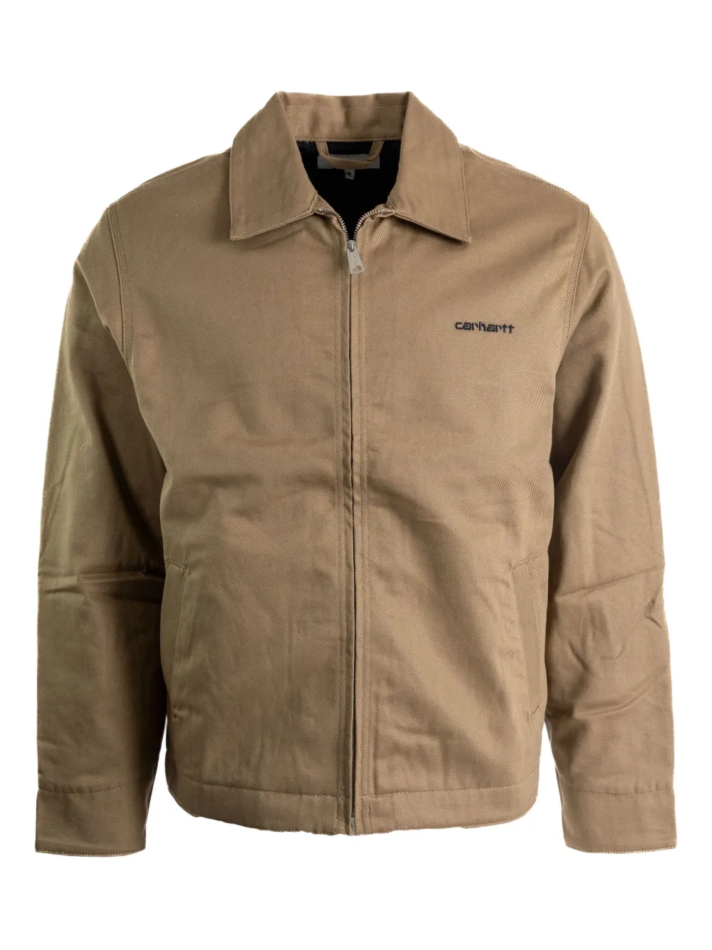Carhartt WIP zip-up cotton jacket | Neutrals | Image 1