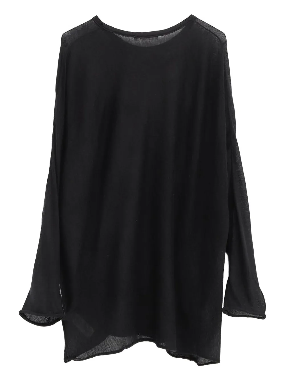 The Row Long-sleeve Blouse In Black
