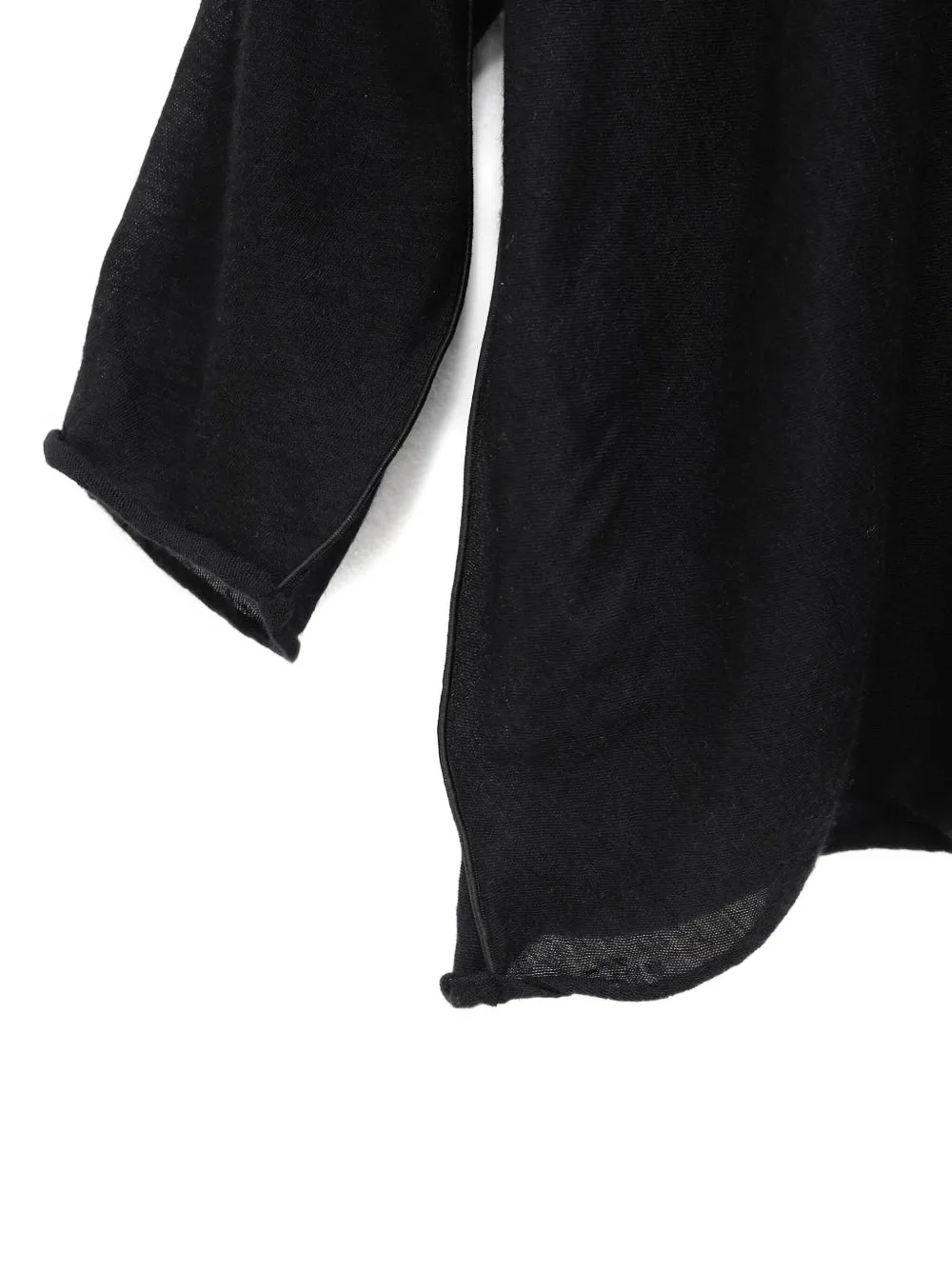 The Row Long-sleeve Blouse In Black