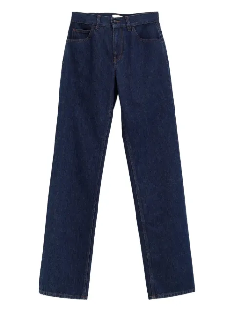 The Row topstitched denim jeans