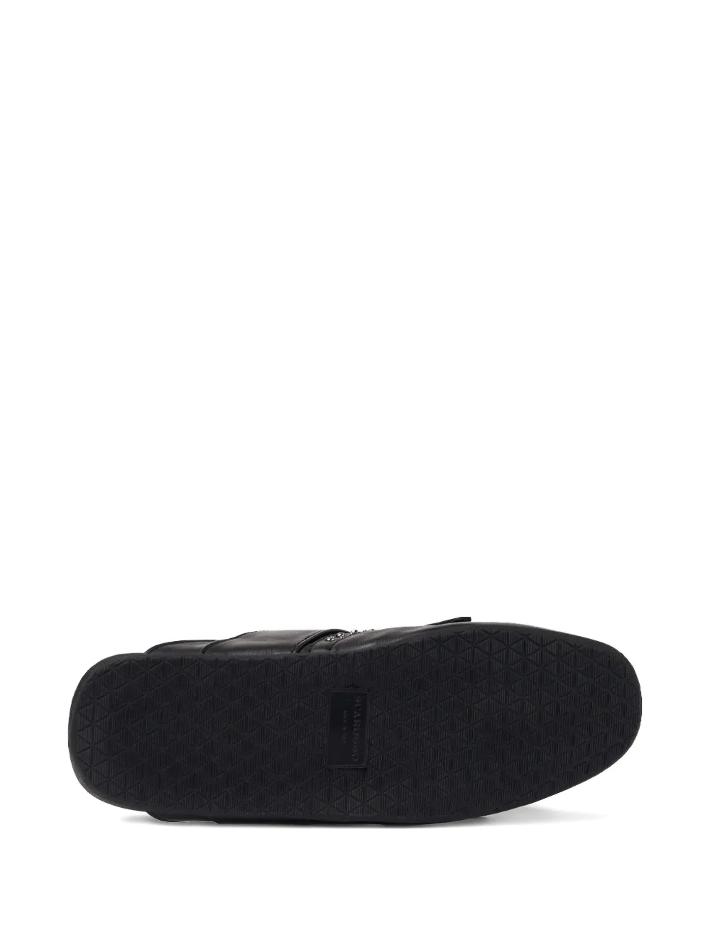 Scarosso Gaia Fringed Studded Mules In Black