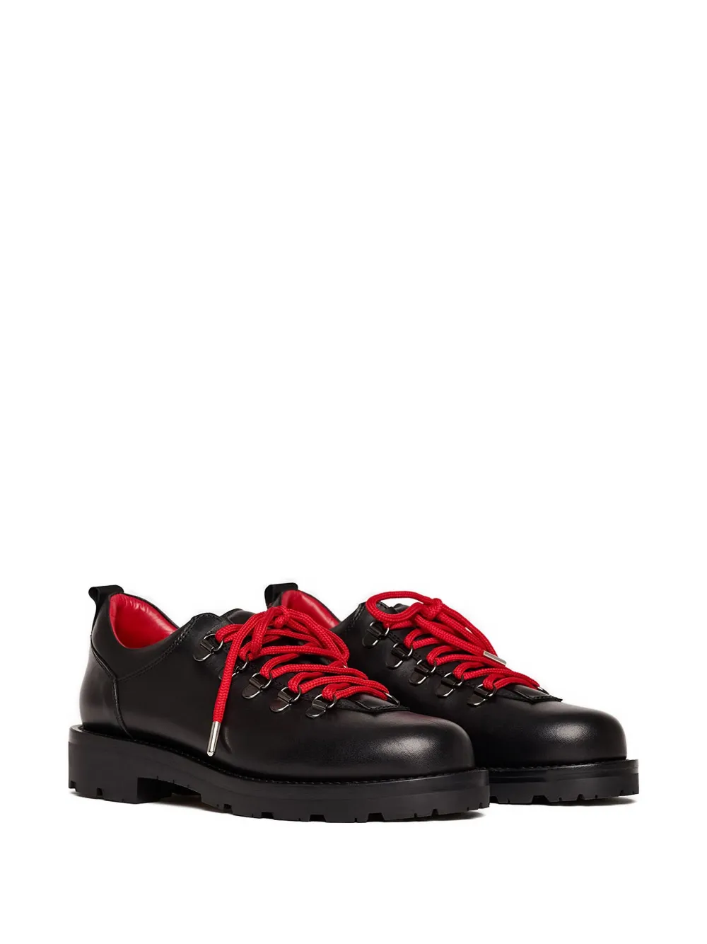 Scarosso Cora Lace-up Boots In Black
