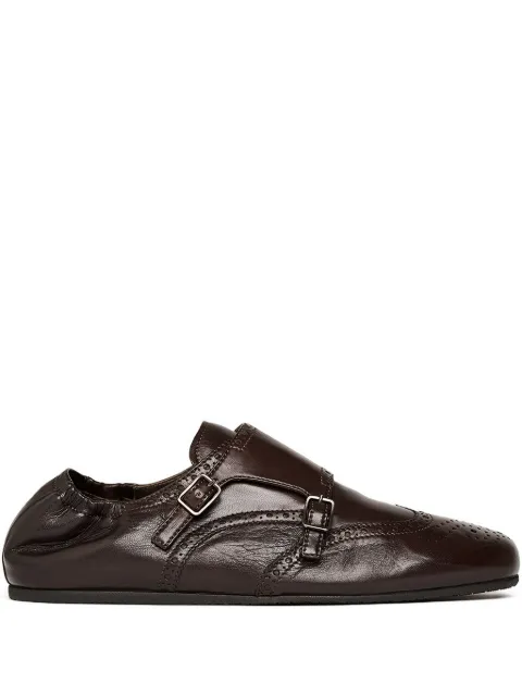 Scarosso zapatos monk Johnny con hebilla