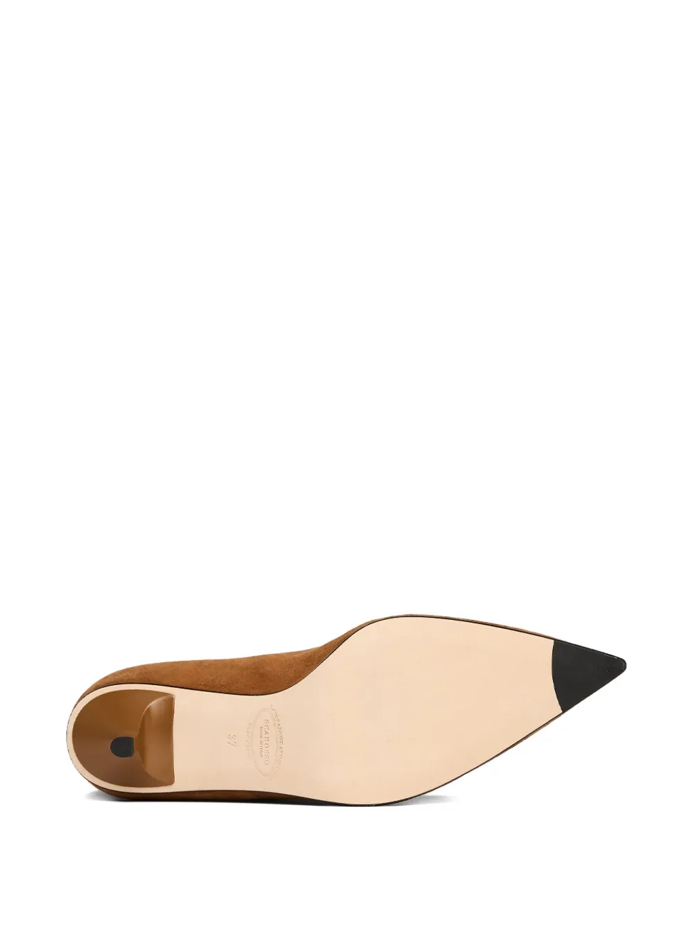 Scarosso Barbara Pointed-toe Boots In Brown