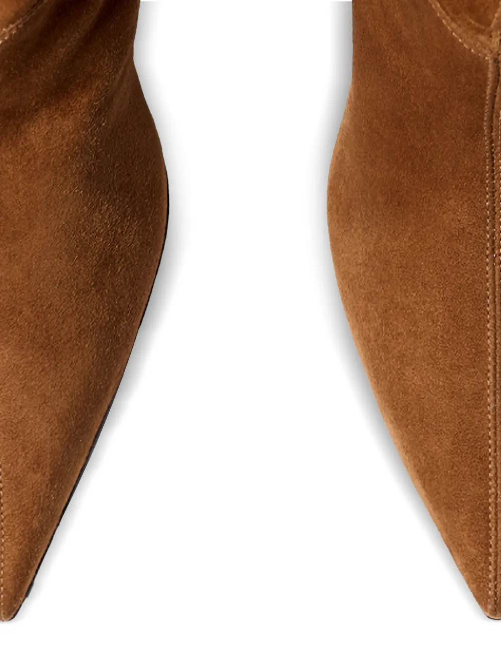 Scarosso Barbara laarzen met puntige neus Bruin