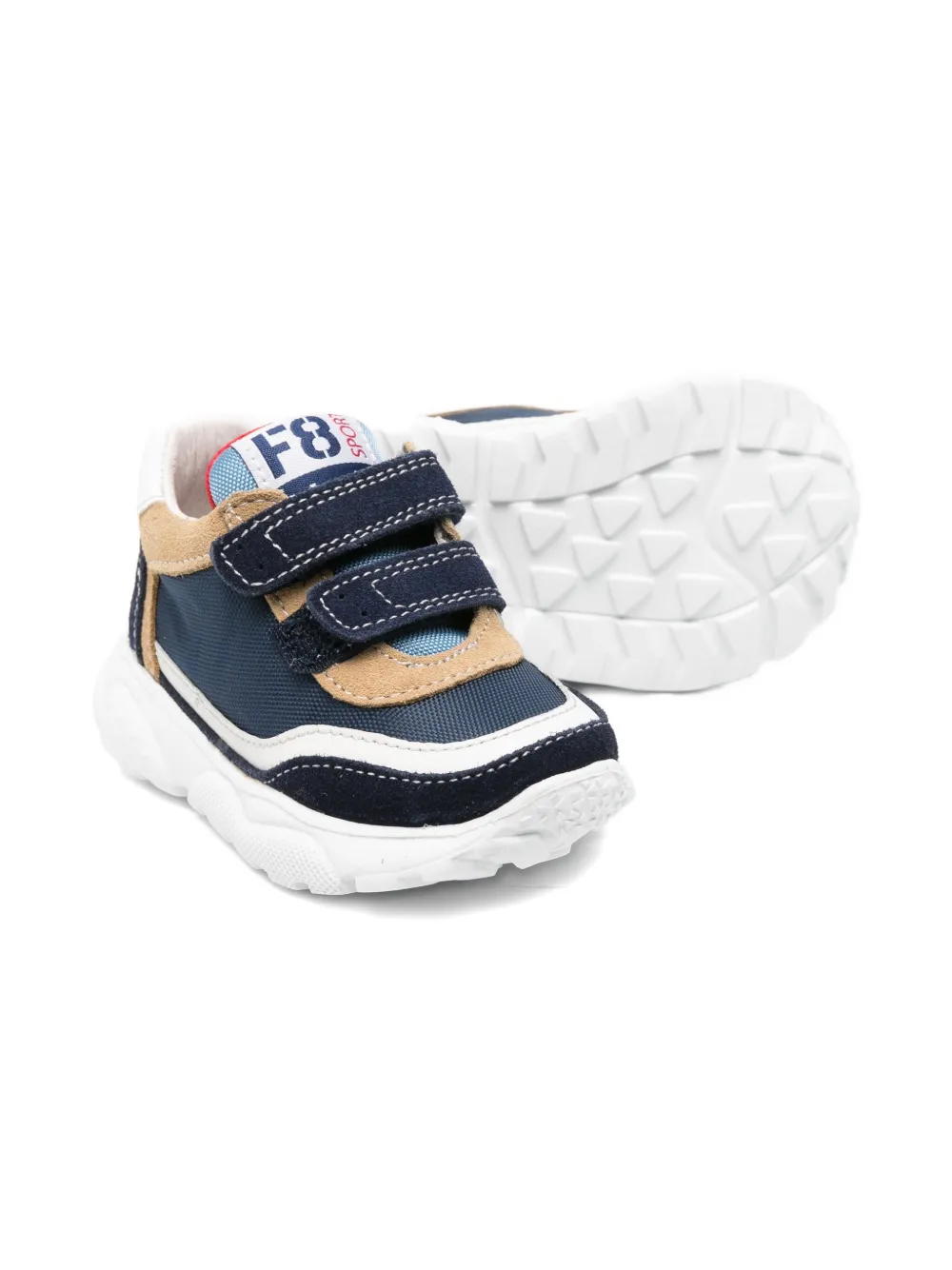 Falcotto Sneakers met klittenband BLU