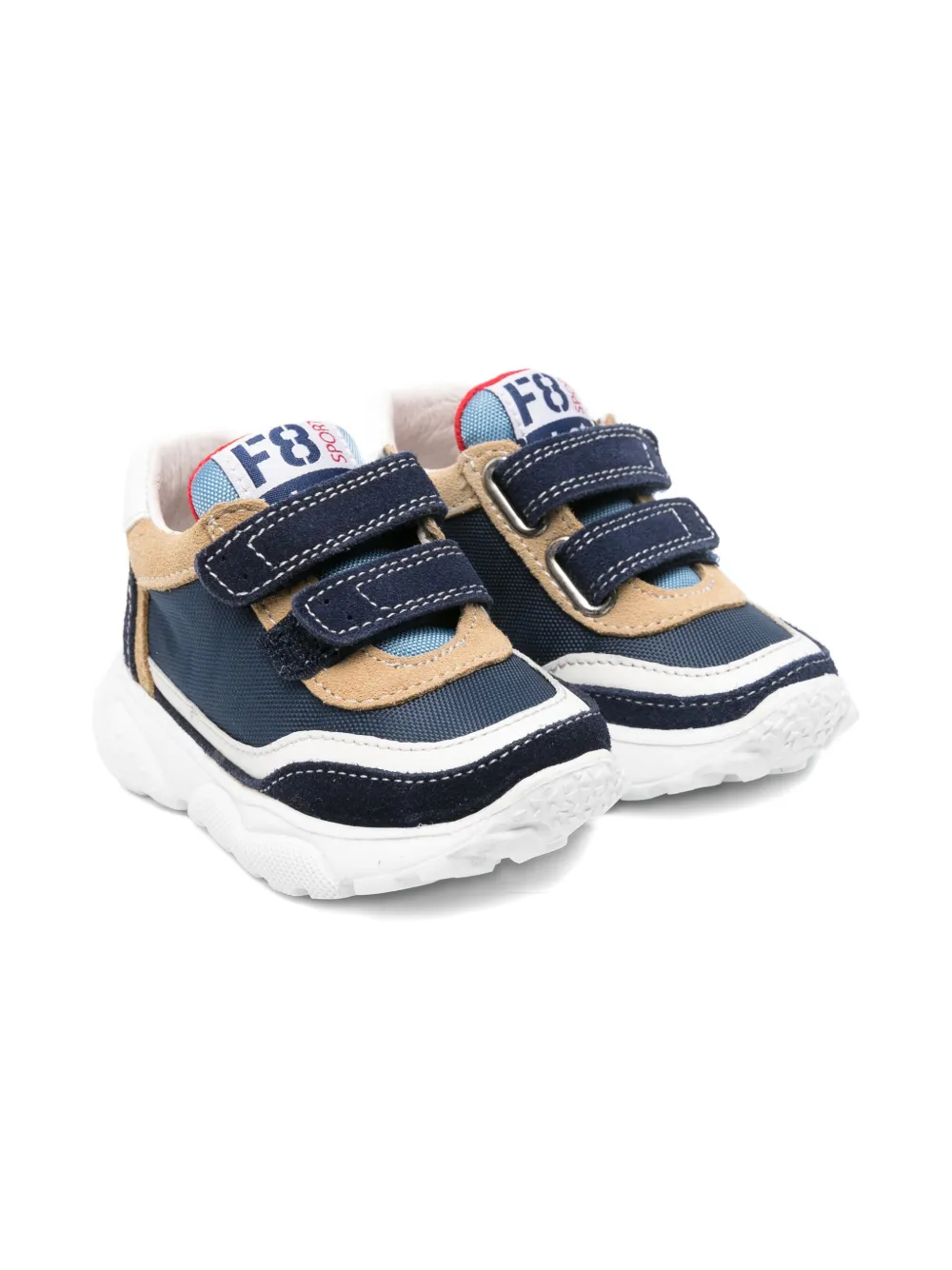Falcotto Sneakers met klittenband BLU